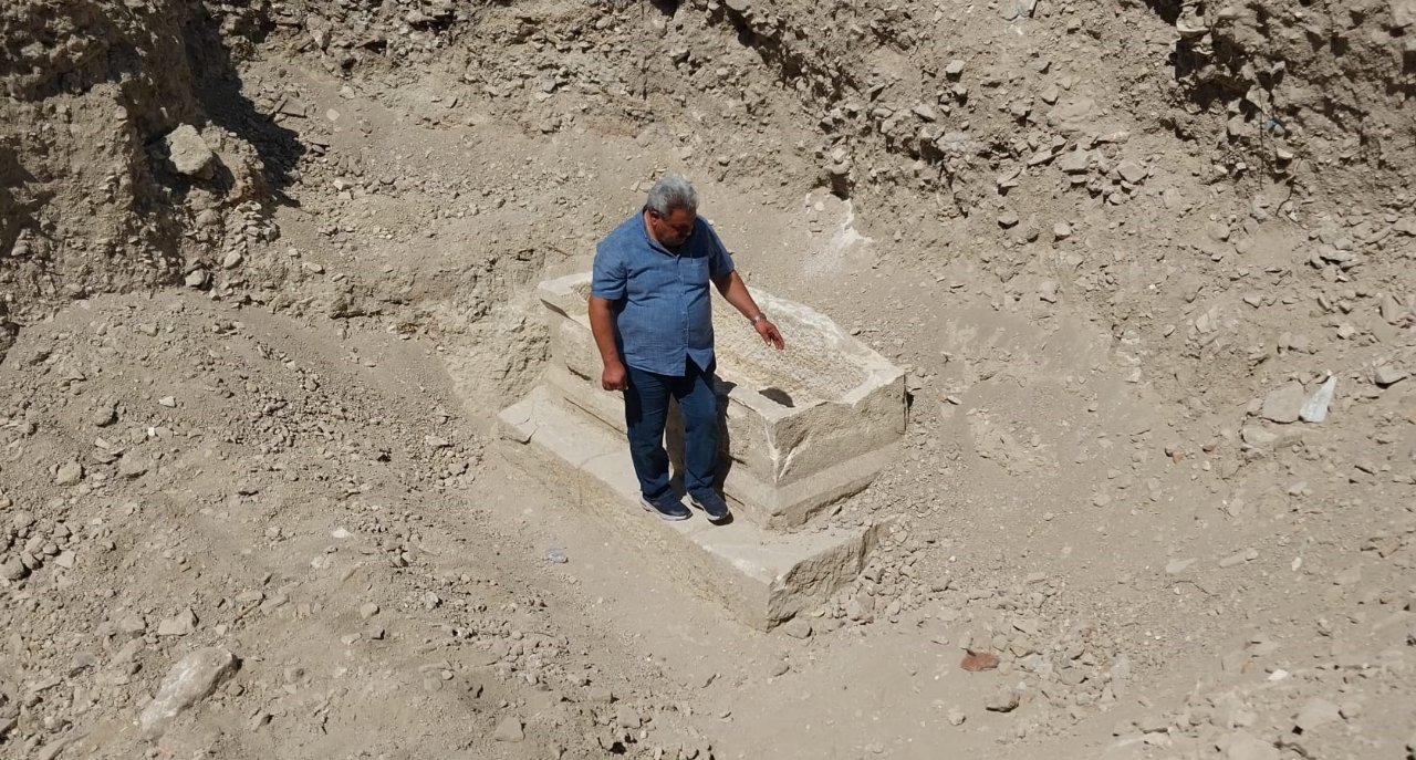 Kazı çalışmalarını durduran olay! İşçiler hemen ihbarda bulundu