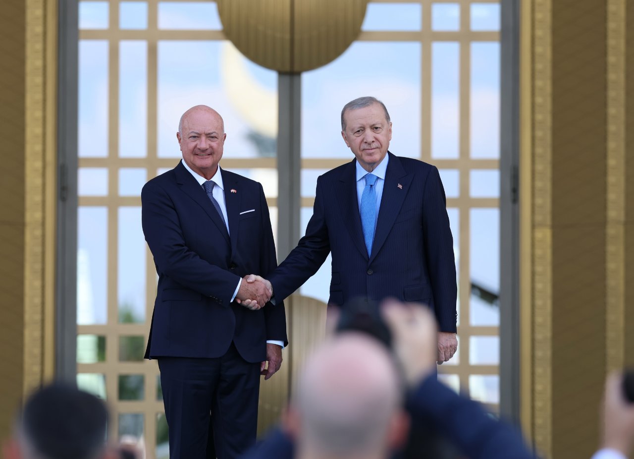 Cumhurbaşkanı Erdoğan Avusturya Şansölyesi'ni resmi törenle karşıladı