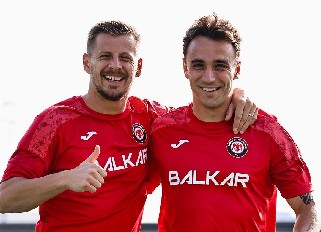 Çorum FK antrenmanından