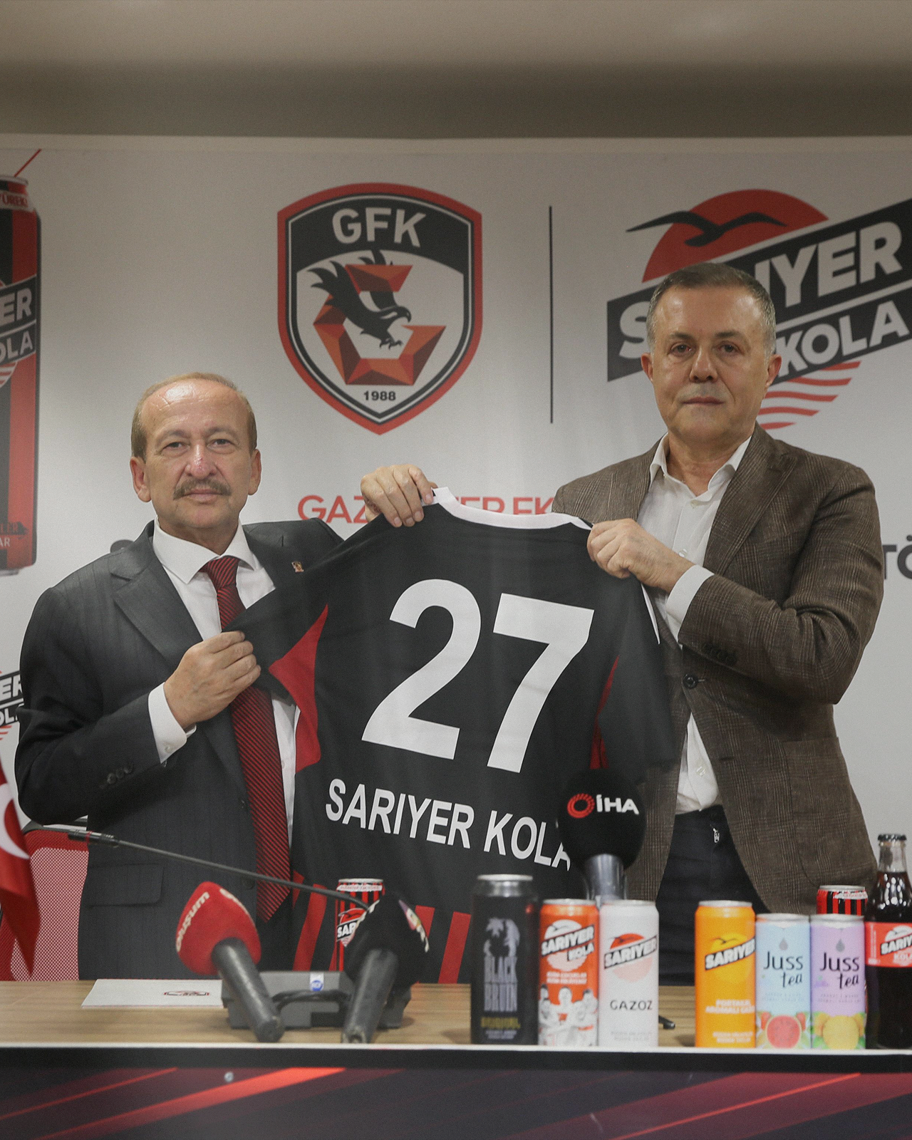 Sarıyer Kola, Gaziantep FK’nın konç sponsoru oldu