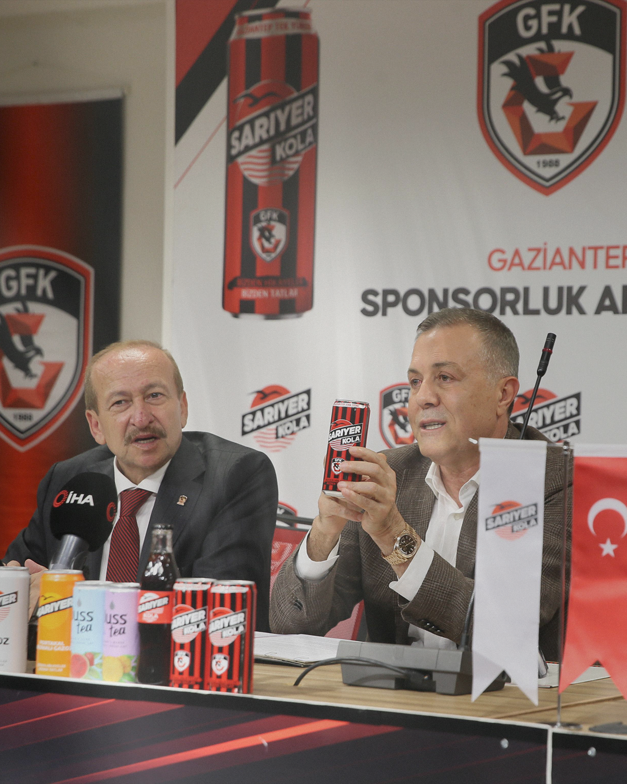Sarıyer Kola, Gaziantep FK’nın Konç Sponsoru Oldu