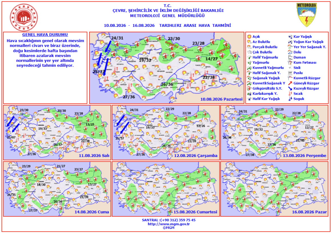 Yaz ne zaman bitiyor, havalar ne zaman serinleyecek? Meteorolojiden Ağustos-Eylül ayı tahminleri