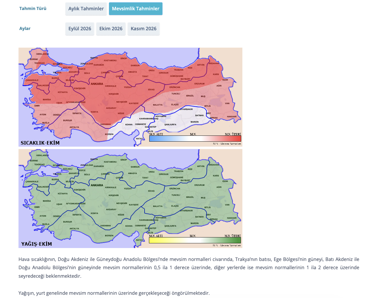 Yaz ne zaman bitiyor, havalar ne zaman serinleyecek? Meteorolojiden Ağustos-Eylül ayı tahminleri