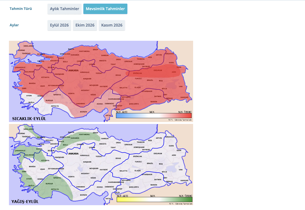 Yaz ne zaman bitiyor, havalar ne zaman serinleyecek? Meteorolojiden Ağustos-Eylül ayı tahminleri