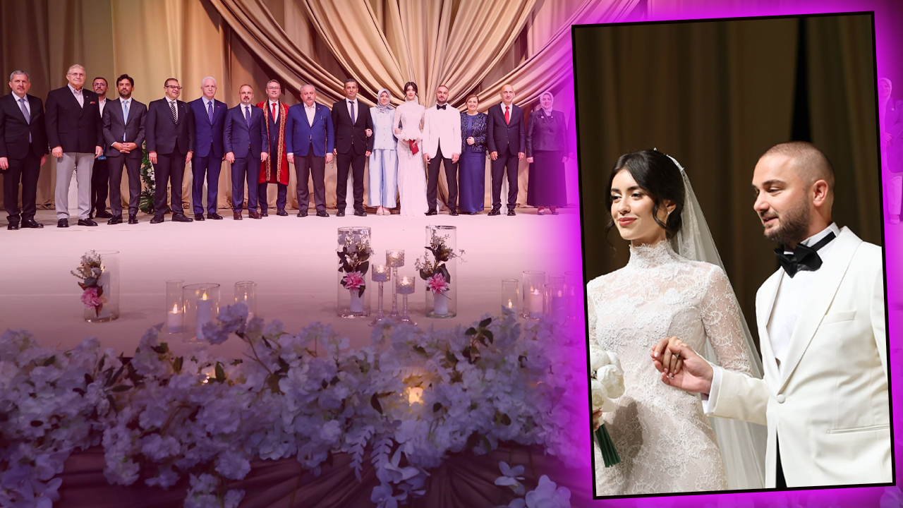 34 şahitli nikah! Türkiye güzeli AK Parti’ye gelin gitti: Siyaset dünyası bu düğünde buluştu 