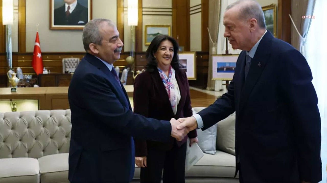 Cumhurbaşkanı Erdoğan, DEM Parti İmralı Heyeti'ni kabul etti. / 11 Nisan 2025