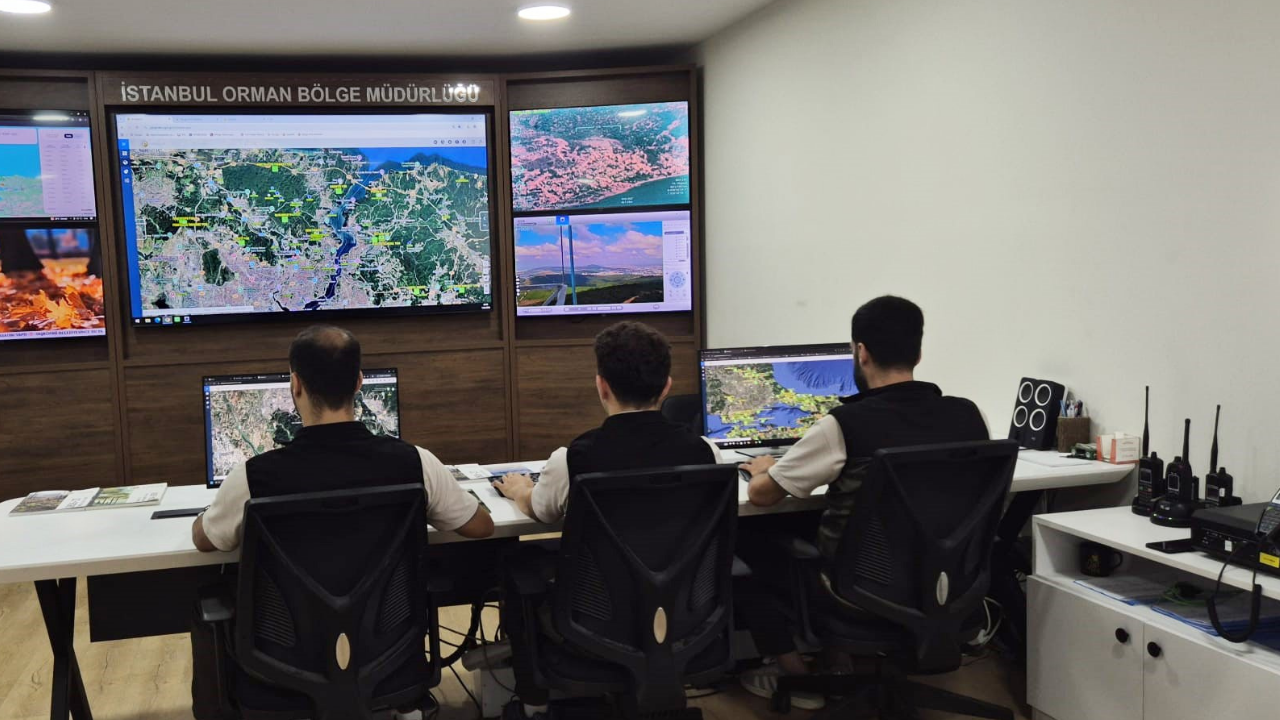 Mega kentin akciğerleri İstanbul Yangın Koordinasyon Merkezine emanet, merkezde yapay zeka da kullanılıyor