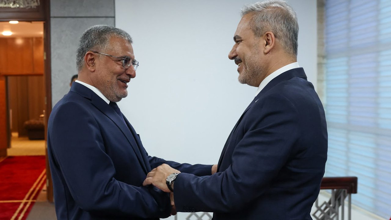Dışişleri Bakanı Hakan Fidan, Libya Yüksek Devlet Konseyi (Senato) Başkanı Muhammed Miftah Takala ile Trablus’ta bir araya geldi.