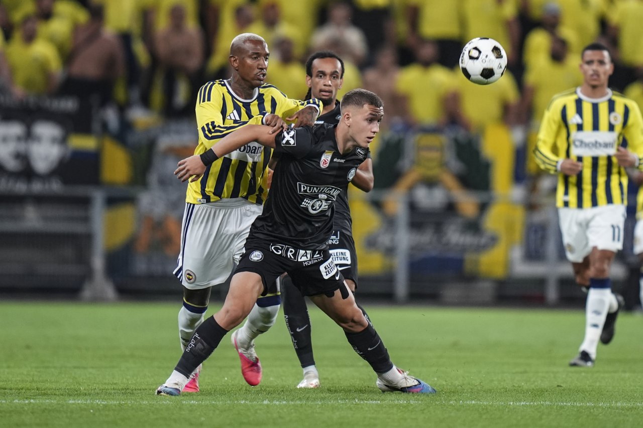 Sturm Graz karşısında Fenerbahçe'ye galibiyeti getiren golü Anderson Talisca attı.