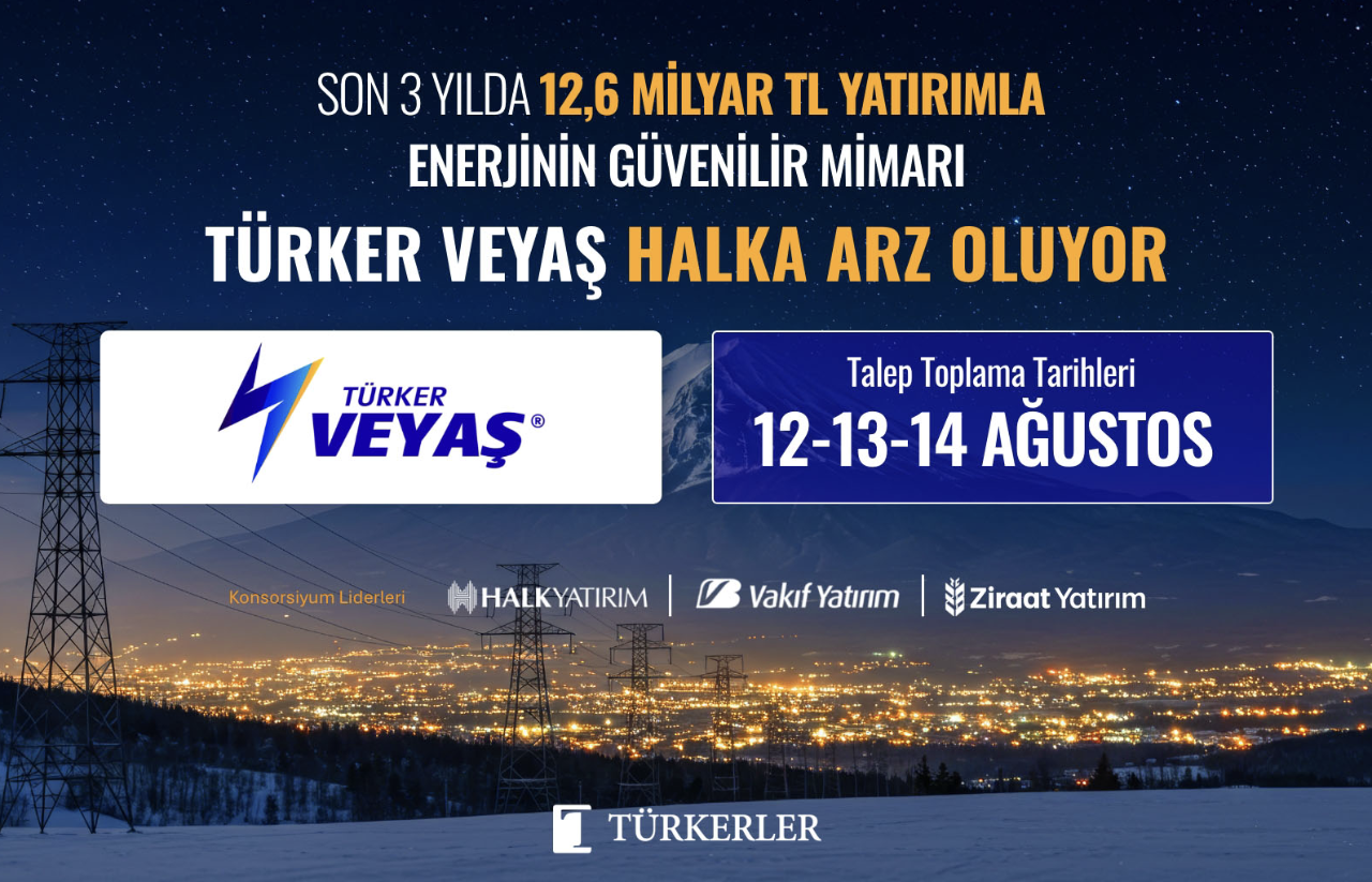 VEYAS halka arz katılım endeksine uygun mu, kaç lot verir? Türker Vangölü Enerji Yatırım A.Ş. talep toplamaya başladı