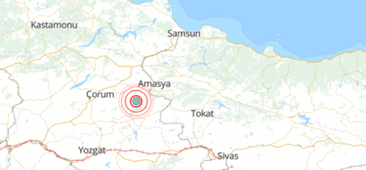 Amasya'da deprem mi oldu? 13 Ağustos AFAD son depremler