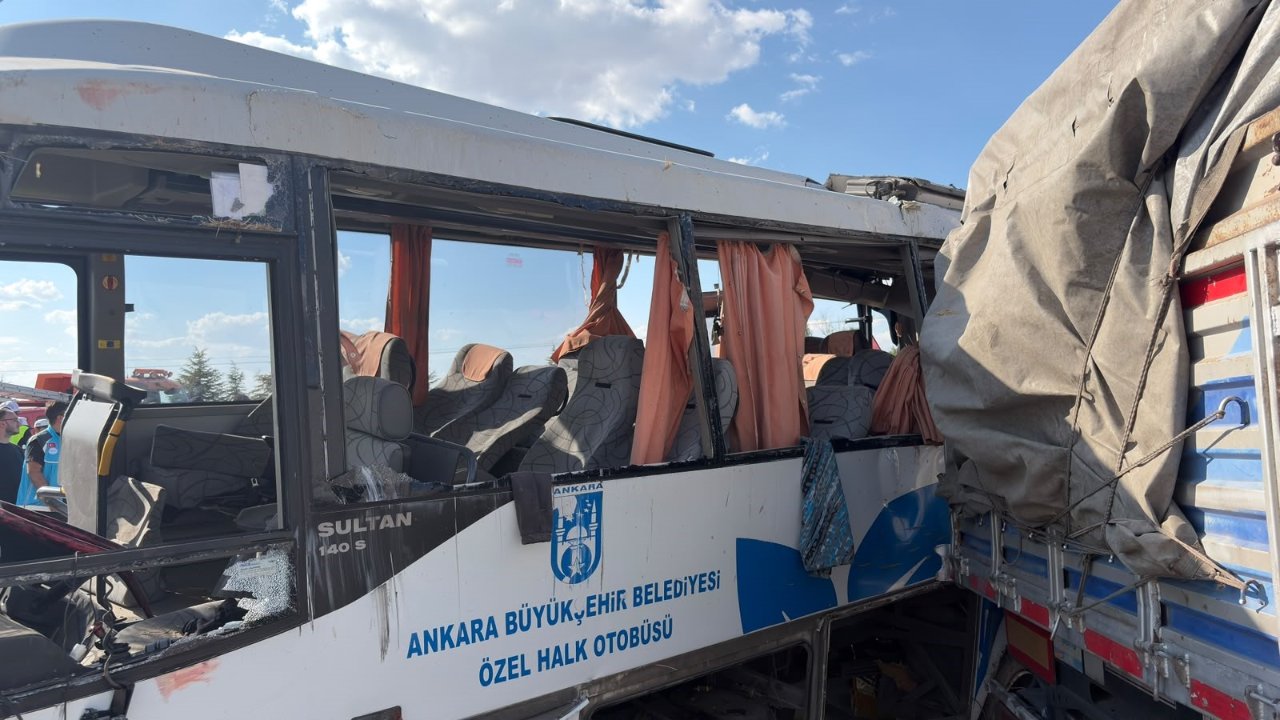 Ankara’da feci kaza! Midibüs takla attı, yolcular camdan fırladı: 2 ölü, 25 yaralı