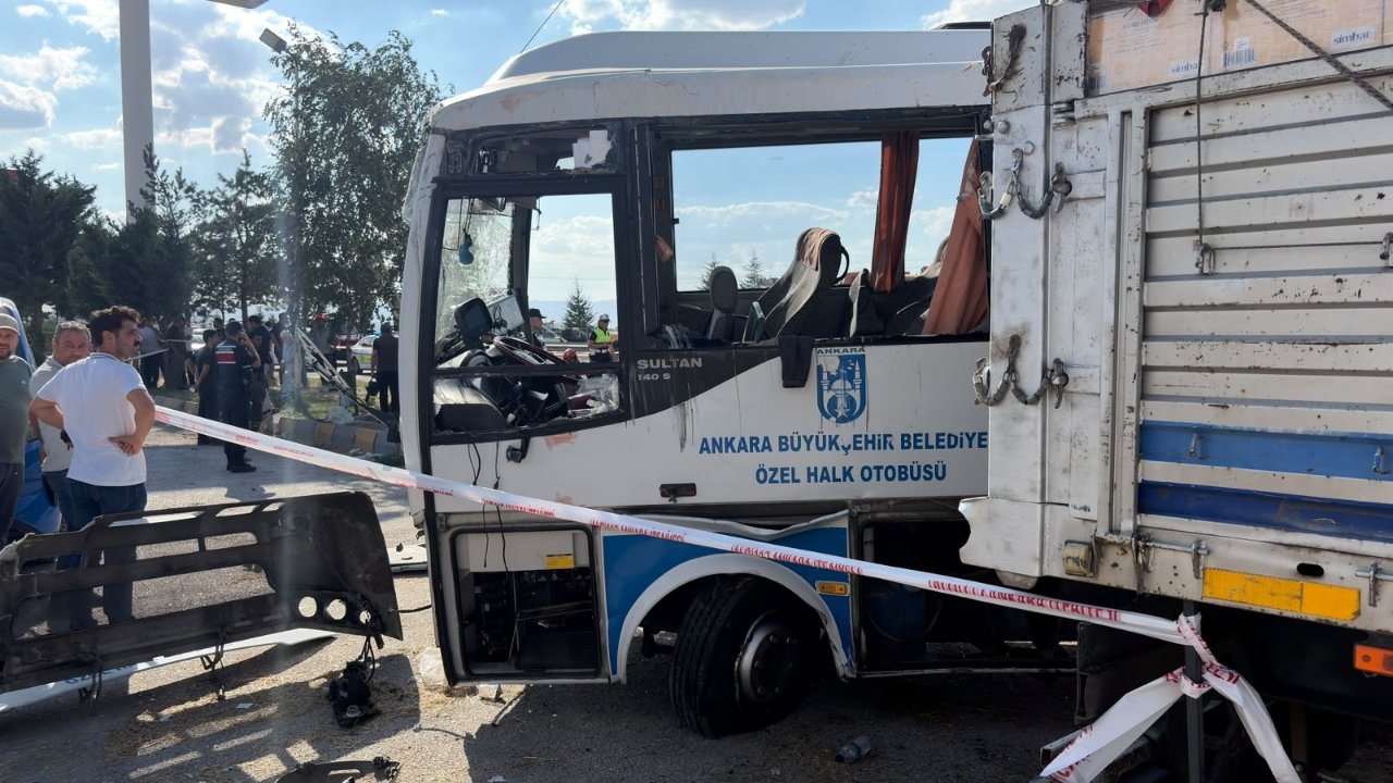 Ankara’da feci kaza! Midibüs takla attı, yolcular camdan fırladı: 2 ölü, 25 yaralı
