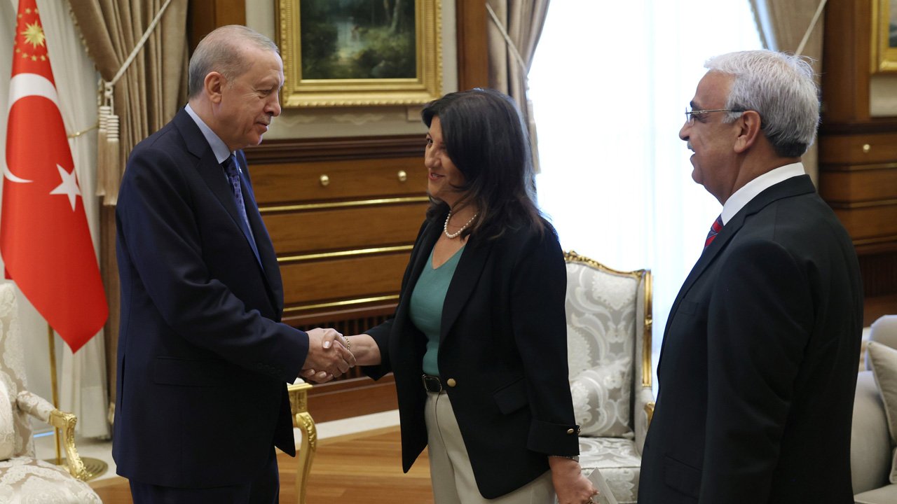 Cumhurbaşkanı Erdoğan, DEM Parti heyetini kabul etti