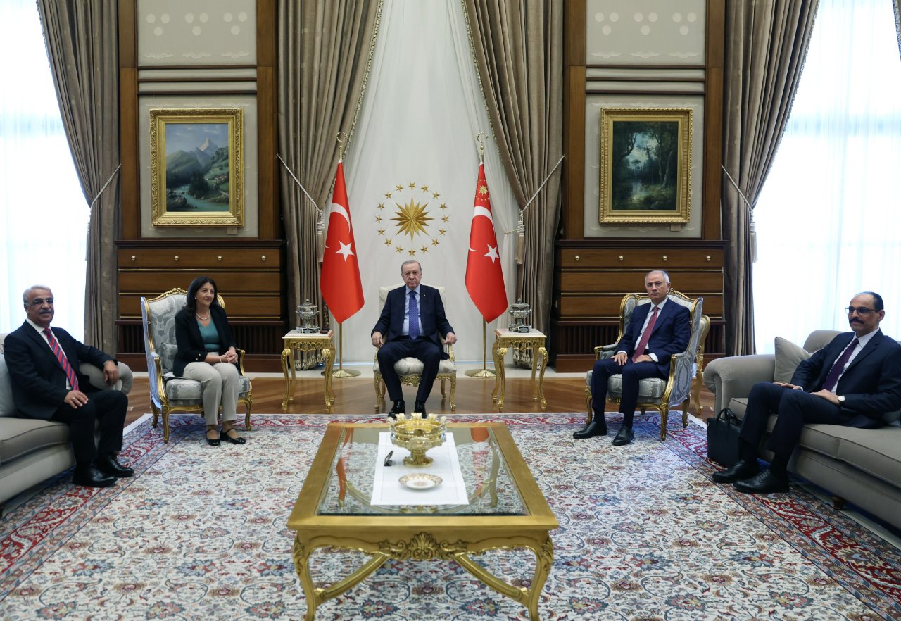 Cumhurbaşkanı Erdoğan, DEM Parti heyetini kabul etti