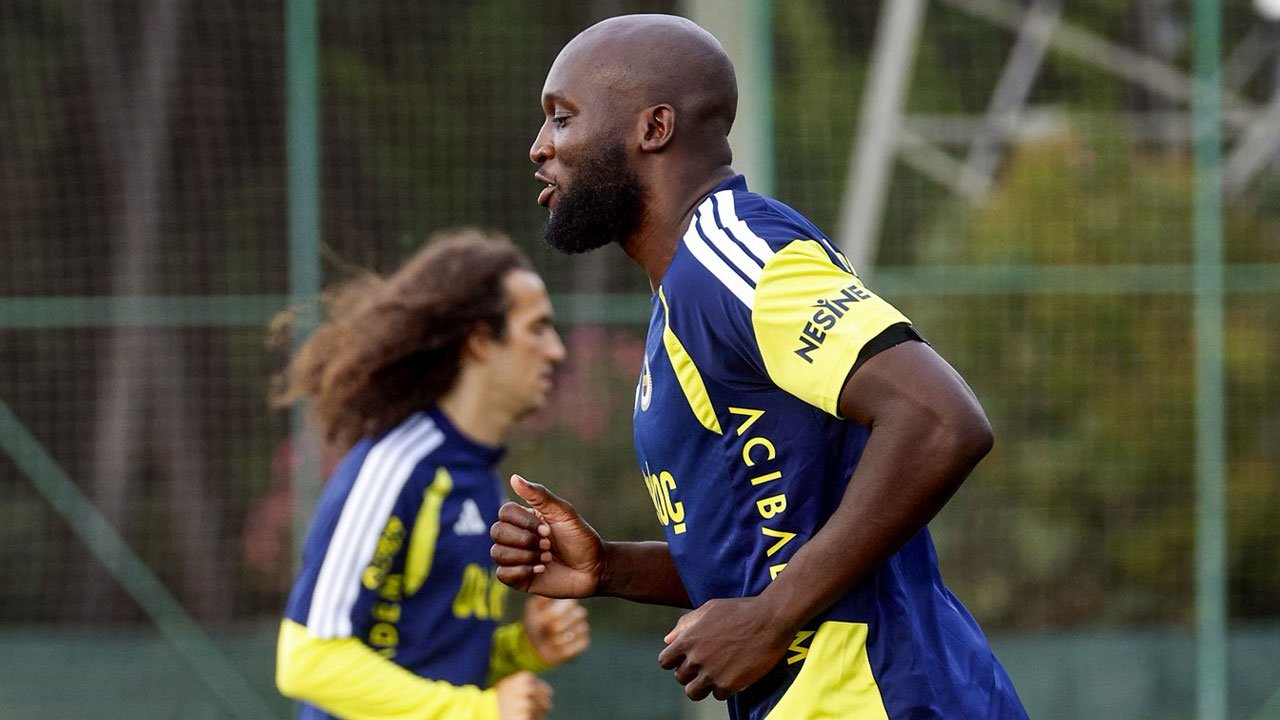 Lukaku, Fenerbahçe'de ilk idmanına çıktı