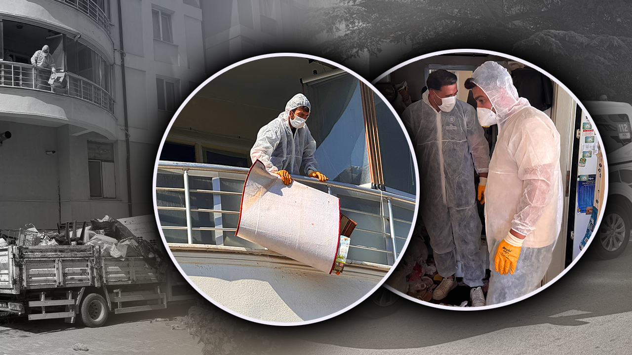 Mahalleliyi ayağa kaldıran kokudan skandal çıktı! Emekli profesör evinde çöp dağı… Temizlemesi en az 2 gün sürebilir 