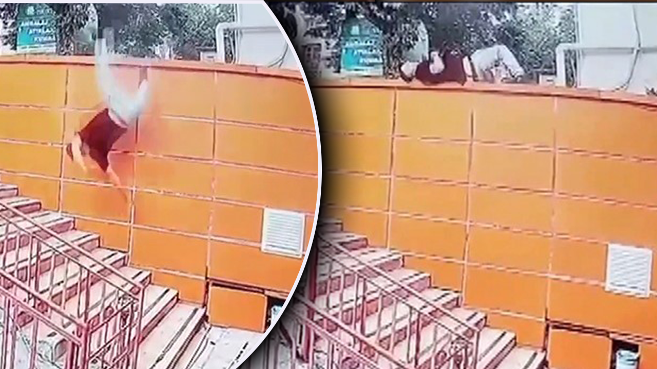 Saniyeler içinde kanlar içinde kaldı! Isparta’da korkutan olay: Duvara yaslanan adam beton zemine düştü 