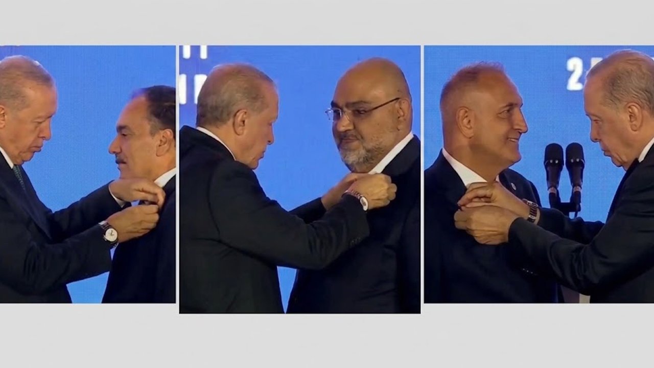 Üç milletvekili ve 4 belediye başkanı daha AK Parti'ye katıldı! Rozetlerini Cumhurbaşkanı Erdoğan taktı