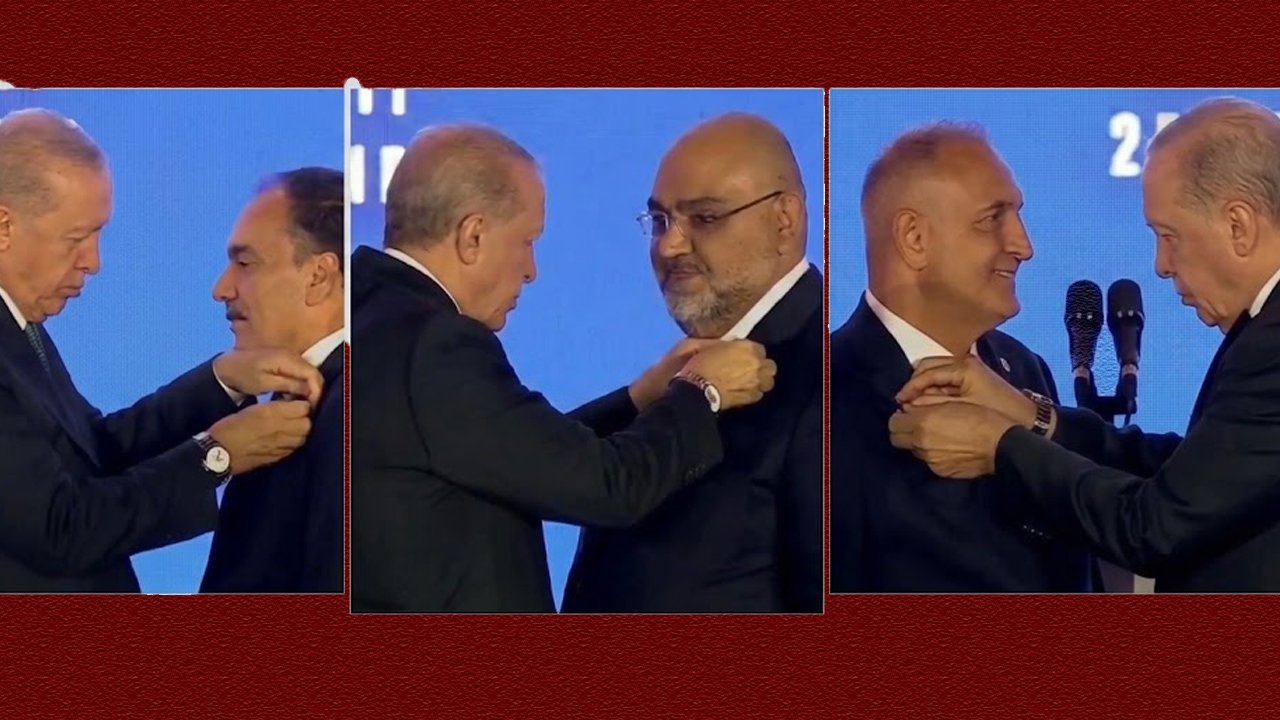 Üç milletvekili ve 7 belediye başkanı daha AK Parti'ye katıldı! Rozetlerini Cumhurbaşkanı Erdoğan taktı