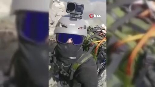 Fransa'da tırmanış yapan dağcılar kabusu yaşadı! Üzerlerine taş ve kaya parçaları yağdı