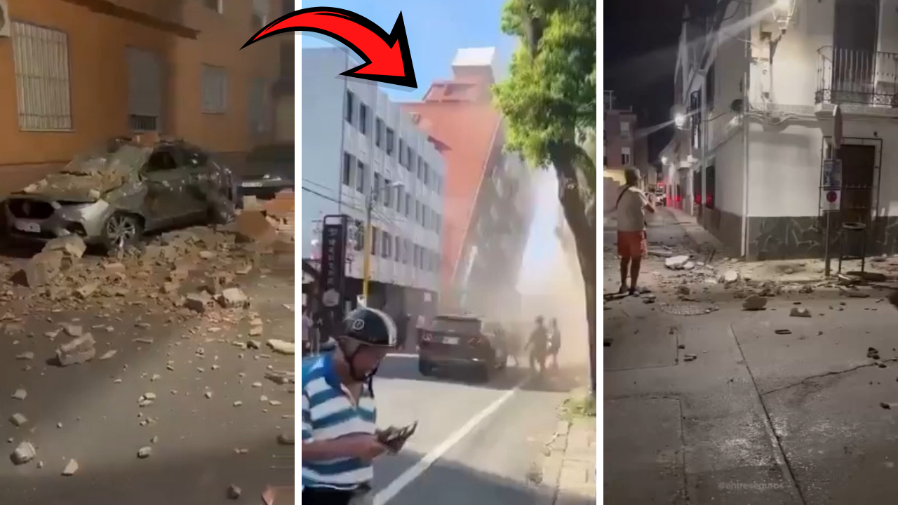 İspanya 5,2'lik depremle sallandı! Vatandaşlar büyük panik yaşadı, binalarda hasar var