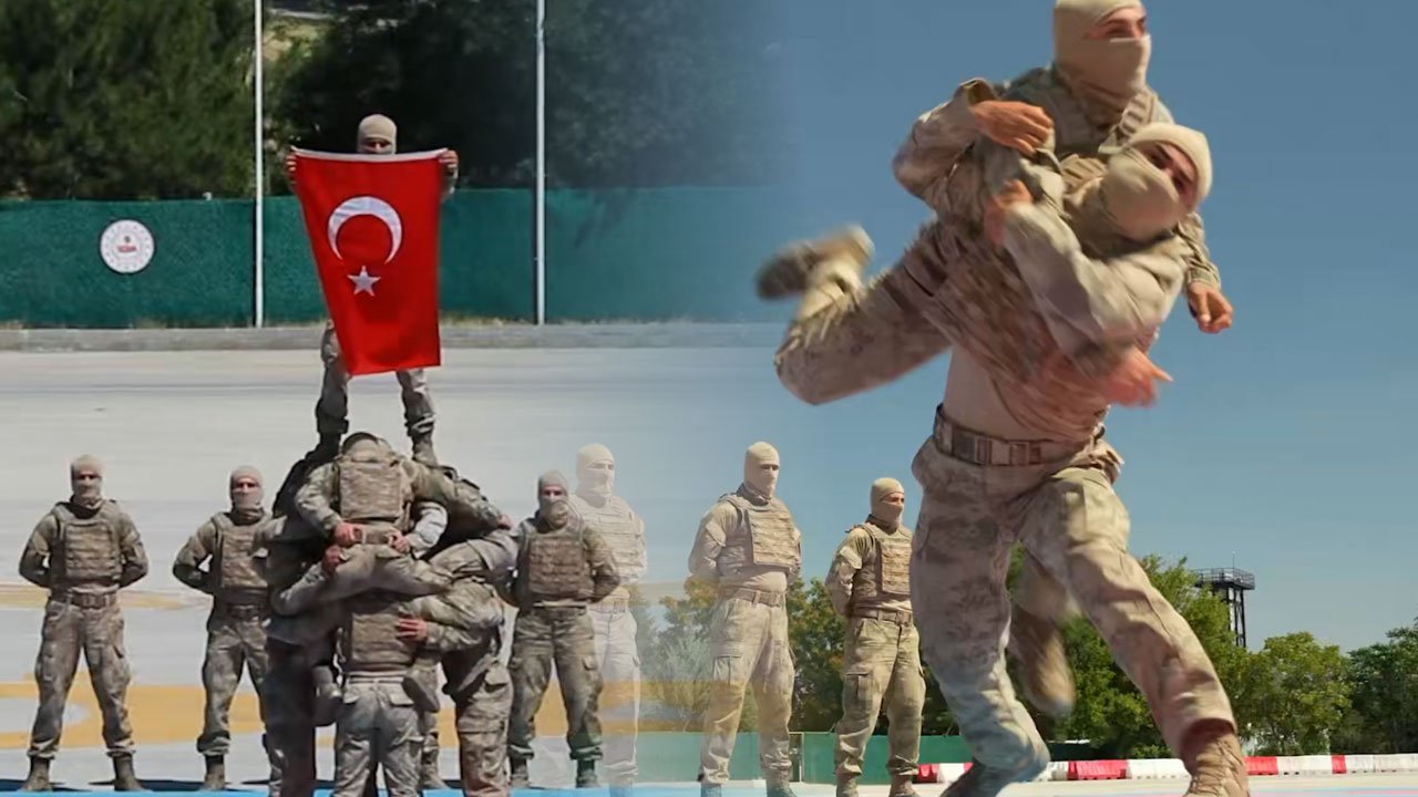 JÖAK'ın eğitimi nefes kesti! Yakın dövüş çalışmalarının görüntüleri paylaşıldı 