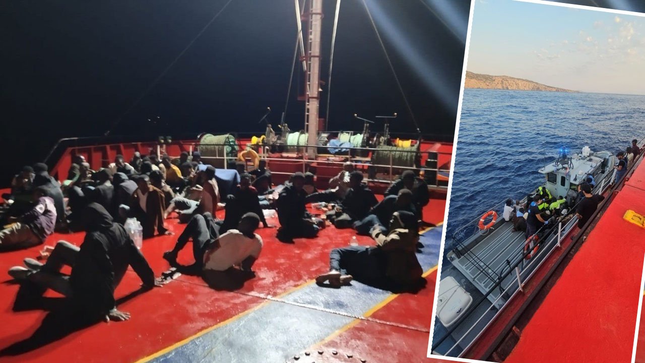 Türk bayraklı gemi Hızır gibi yetişti! Girit açıklarında Sudanlı göçmenleri kurtardı