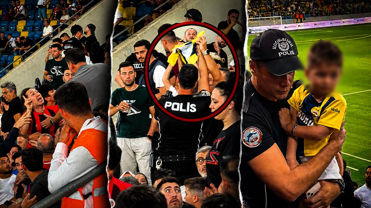 TRİBÜNDE SKANDAL OLAY!