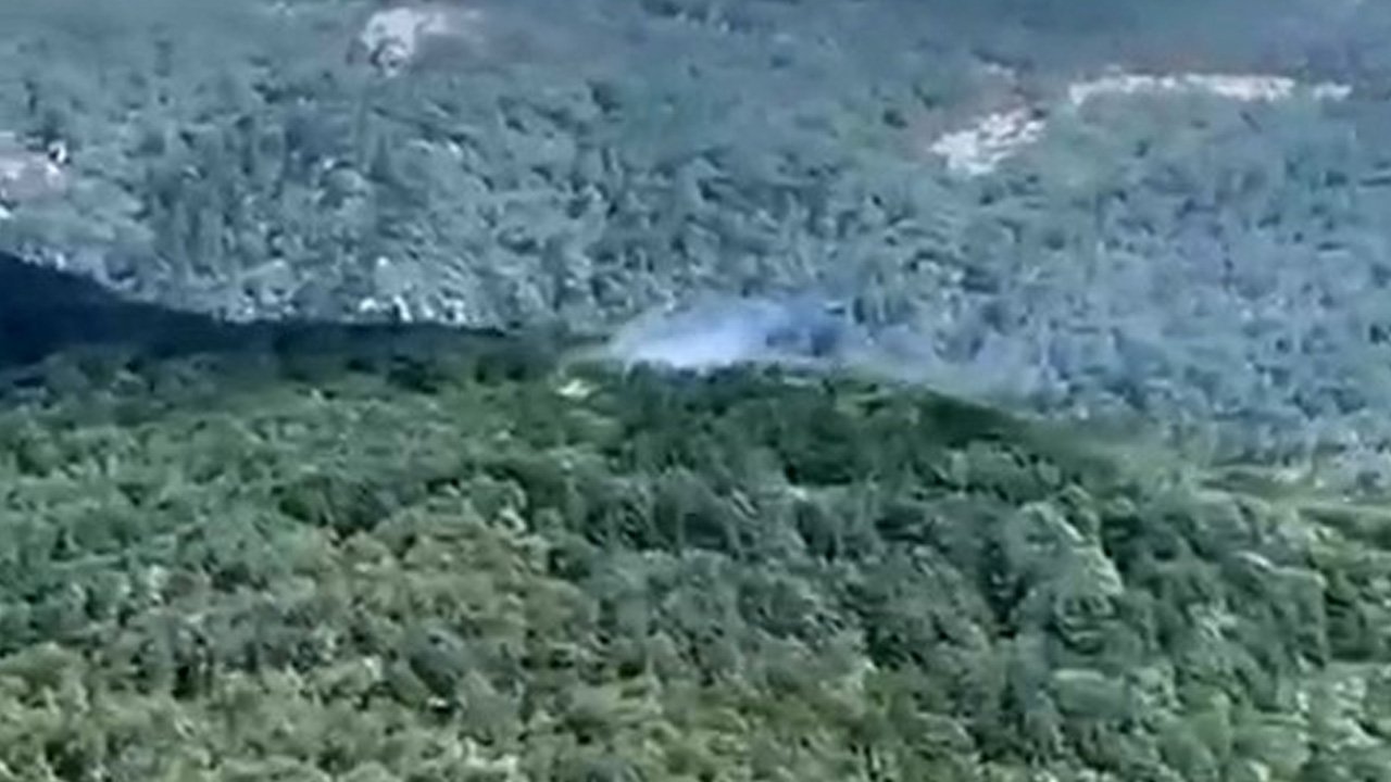 Kazdağları alevlere teslim oldu! Ekipler seferber