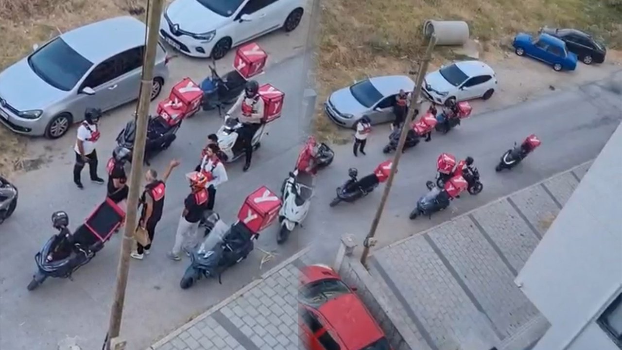 Kuryeler bir bir kapıya dizildi! Korsan sipariş çileden çıkardı 