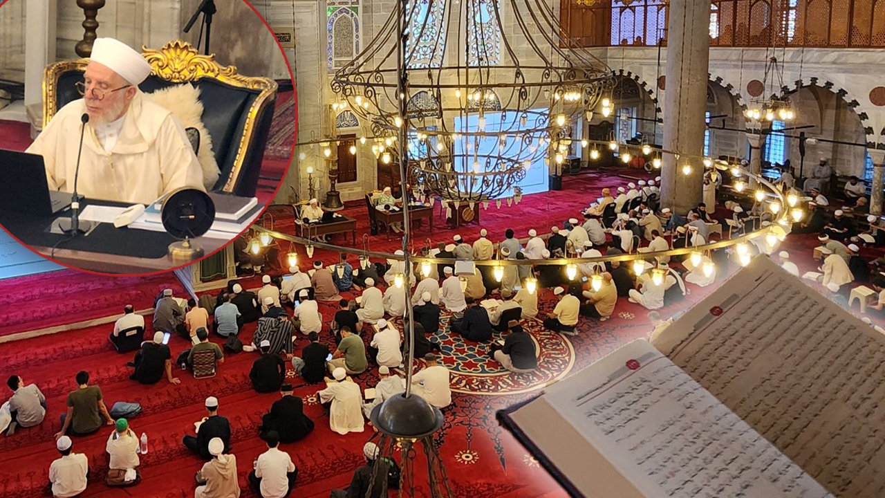Resulullah âşıklarından büyük ilgi: Mihrimah Camii’nde Hadis şöleni