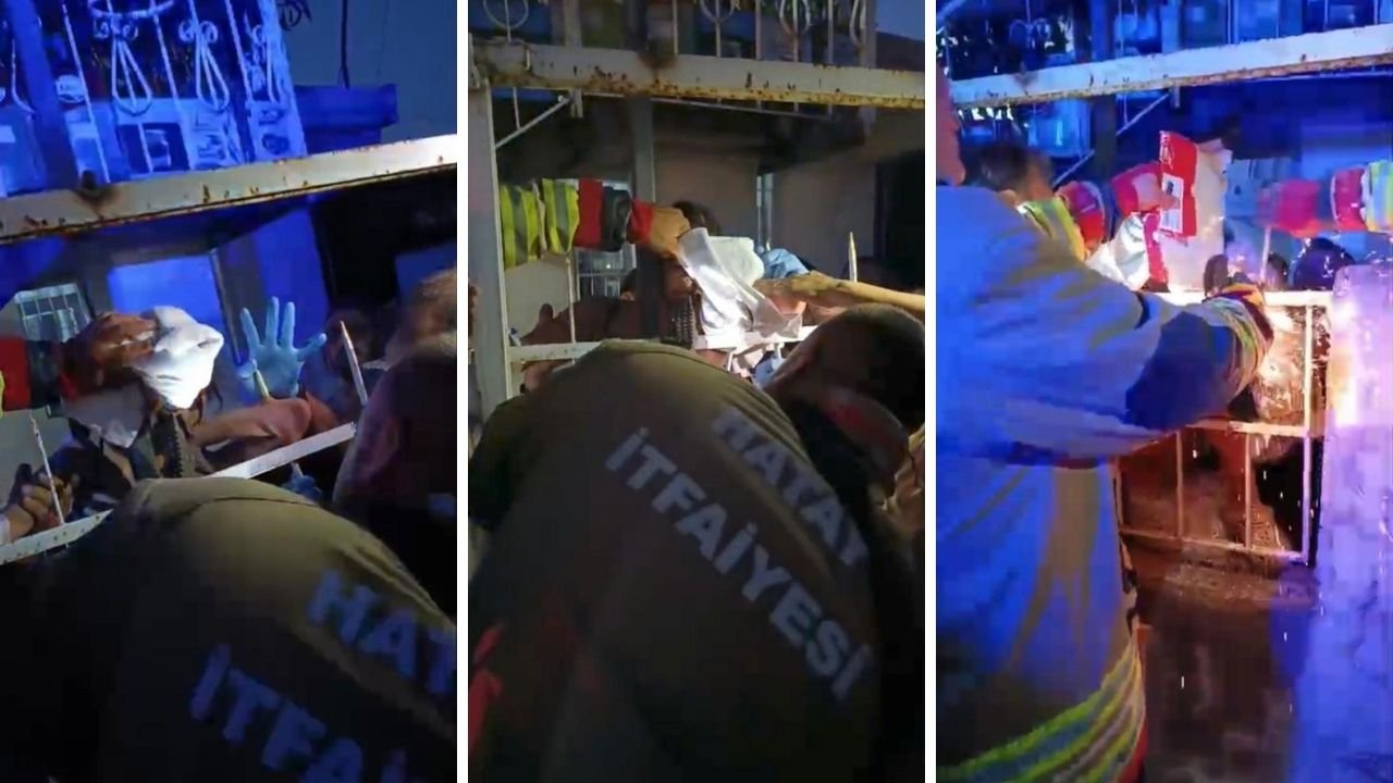 Hatay'da feci olay! 10 yaşındaki kız çocuğunun koluna demir saplandı