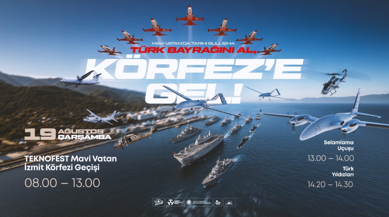 MAVİ VATAN’DA tarihi buluşma Türk bayrağını al, körfeze gel