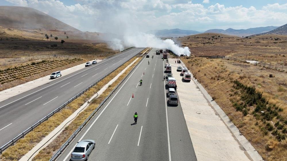 Nevşehir'de korkunç kaza: Yanan tırdan çıkamadı, feci şekilde can verdi!