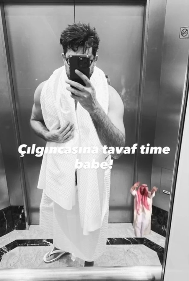 Ünlü komedyen Doğu Demirkol kutsal topraklarda! Kabe’den fotoğraflarını paylaştı