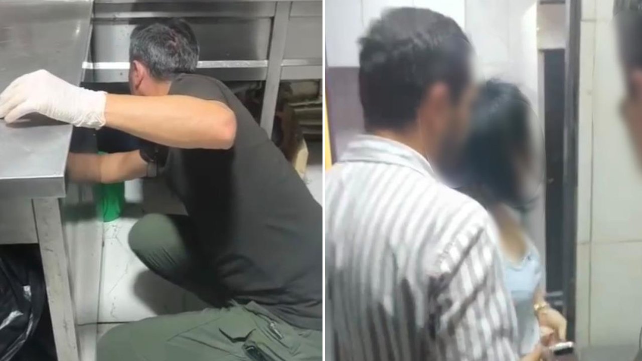 Ankara'da 5 mekana şok baskın: Mutfak tezgahının altından çıktı!