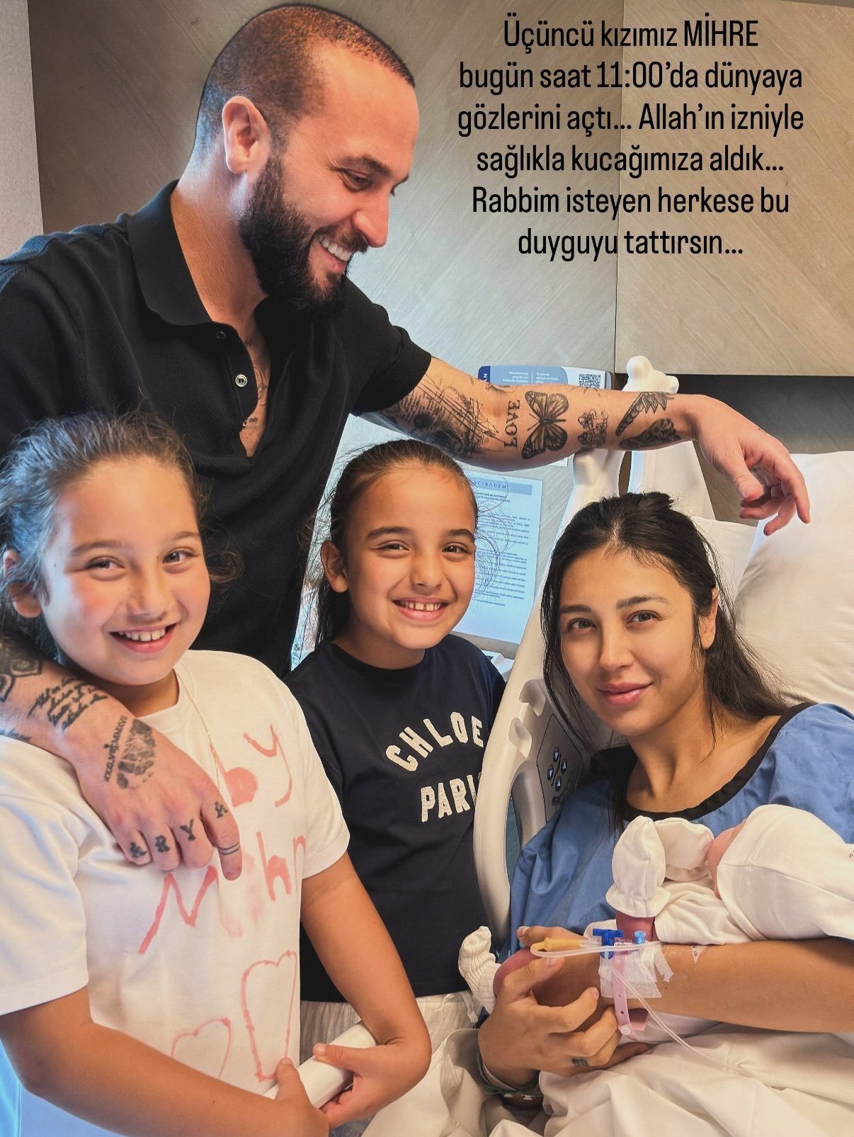 Berkay Şahin ve Özlem Ada Şahin’in mutlu günü! Üçüncü çocukları dünyaya geldi