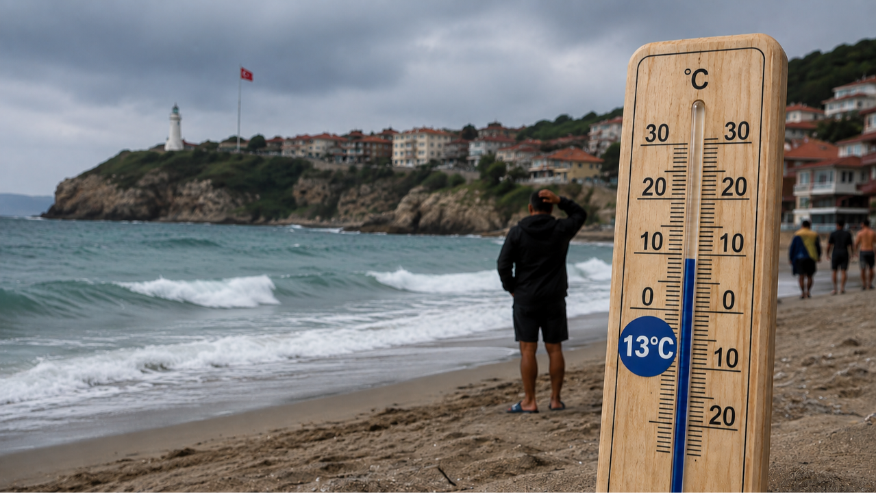 Kastamonu'da deniz bir türlü ısınmadı! Tatilciler soğuktan suya giremiyor