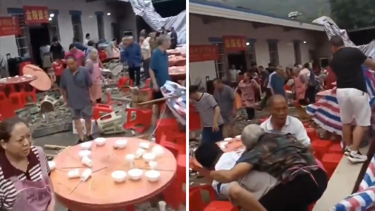 Kutlama yemeği faciaya dönüştü: Bina duvarı çöktü, can kayıpları var