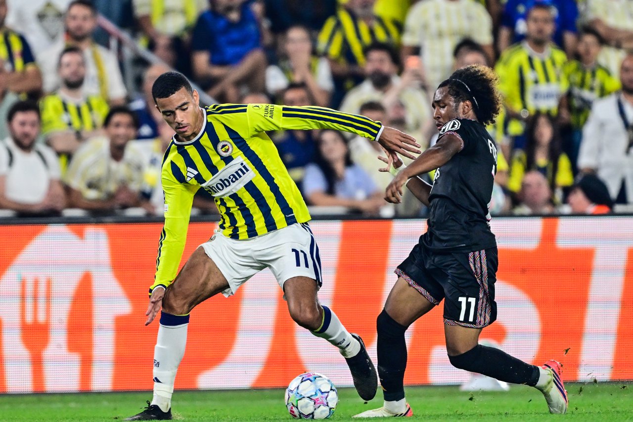 Fenerbahçe'nin beraberlik golünü Mason Greenwood attı.