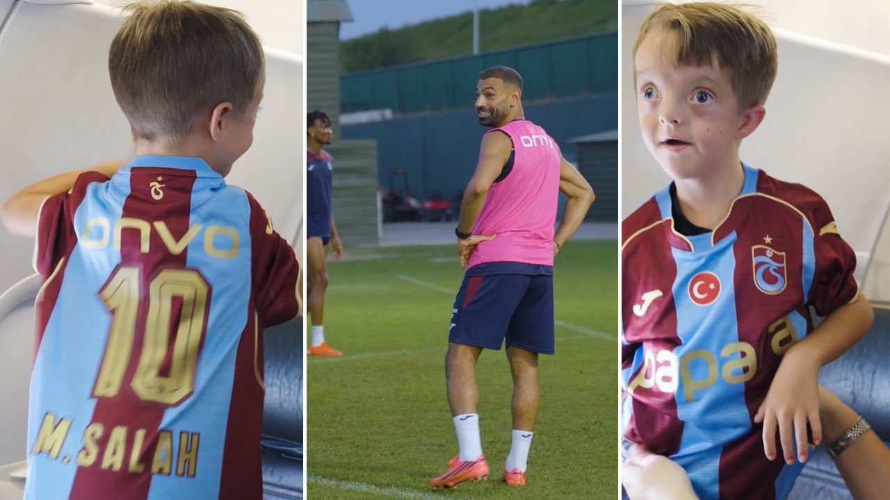 Salah'a büyük sürpriz! Liverpool'un ünlü taraftarı Isaac Kearney antrenmanı ziyaret etti
