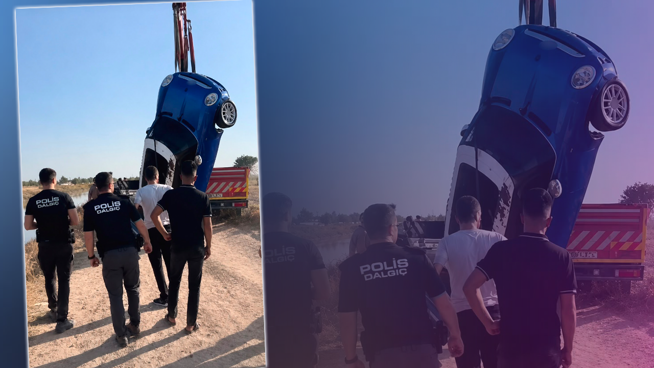 Akılalmaz plan! Şanlıurfa'da dereye uçan otomobilden ölüm senaryosu çıktı 