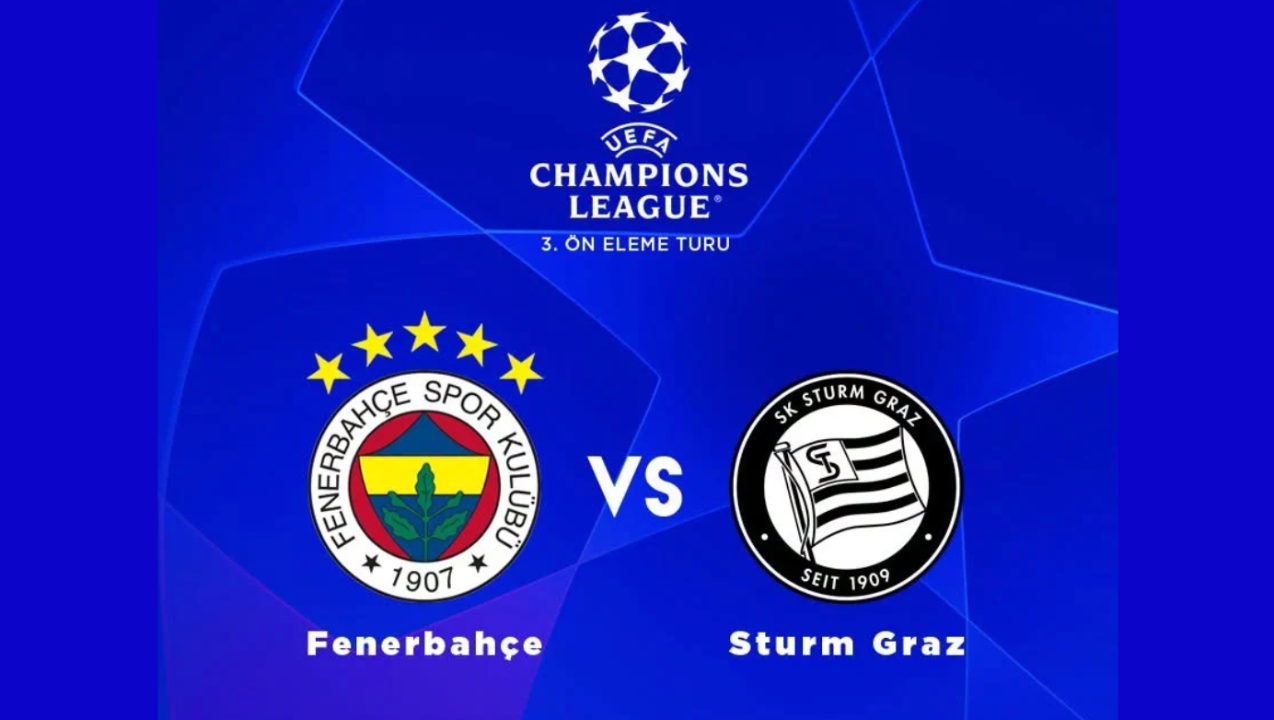 Fenerbahçe-Sturm Graz maçı hangi kanalda, canlı yayın şifresiz mi? Fenerbahçe Şampiyonlar Ligi 3. eleme turu ilk maçına geri sayım başladı!