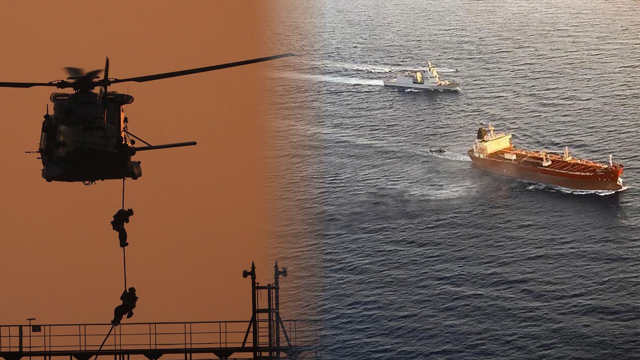 Helikopterle gemiye baskın! AB'den Rusya'nın 'gölge filosuna' operasyon