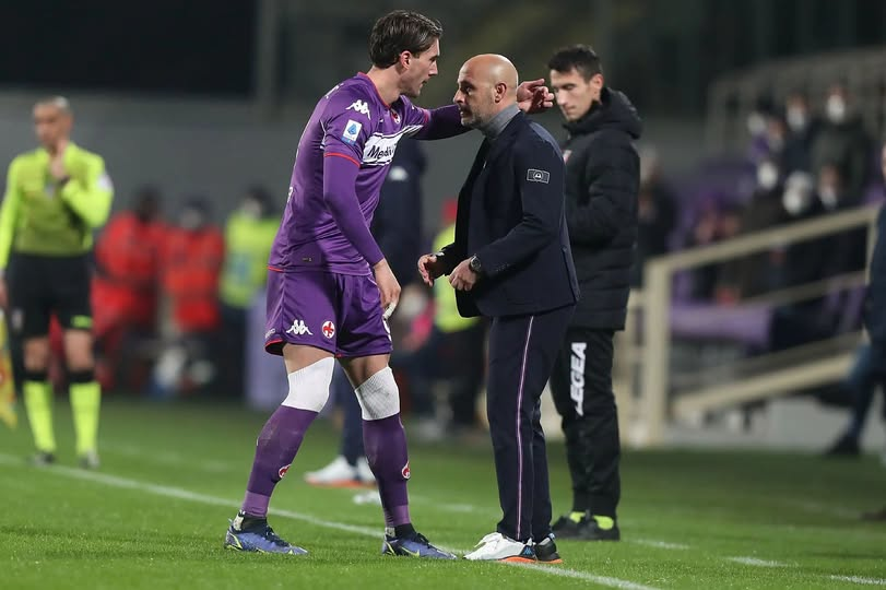 Dusan Vlahovic ve Vincenzo Italiano