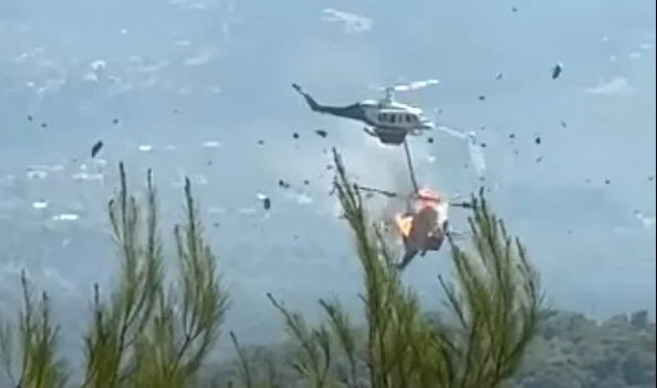 Yunanistan’da 2 helikopter çarpıştı! Mürettebat için kurtarma çalışması sürüyor