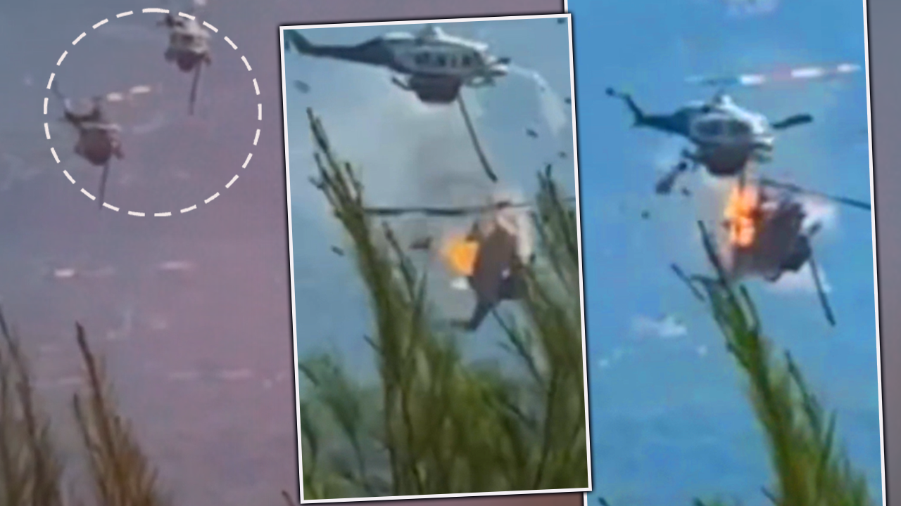 2 HELİKOPTER ÇARPIŞTI!