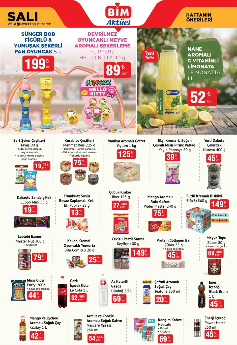 BİM aktüel ürünler kataloğu güncellendi! 21, 25 ve 26 Ağustos BİMde bu hafta neler var?
