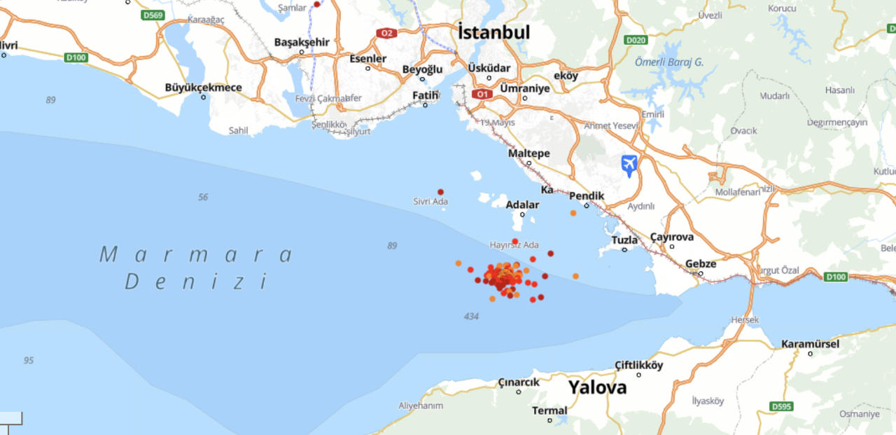 Büyük depremin habercisi mi? İstanbul ve Marmara'da son 2 günde 100'ün üzerinde sarsıntı meydana geldi!